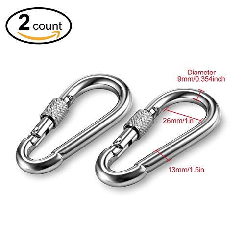 Black Swing Swivel, 30 KN Safest Rotational Device Hanging Accessory - color: Black, size: 30 KN