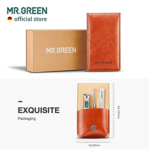 MR.GREEN Portable Manicure Sets Pedicure kits Stainless Steel Nail Clippers Tool Travel Grooming Case Nail Scissors Gift Box (Mr-6101) - color: Mr-6101