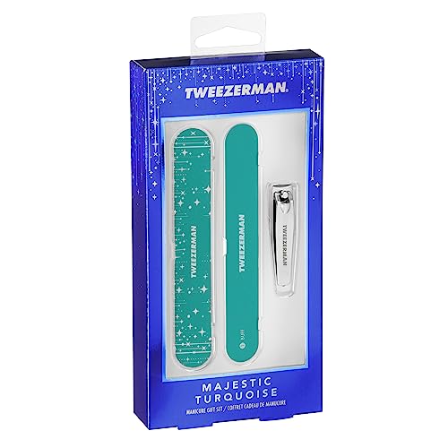 Tweezerman Majestic Turquoise Manicure Set - color: Majestic Turquoise