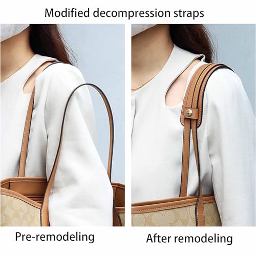 Vachetta Leather Shoulder Pad Soothing Shoulder Pad for Cossbody Bag Straps - color: Brown Strap Pad