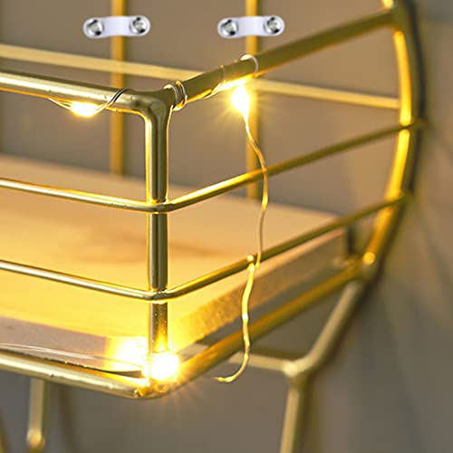 WAFJAMF 12Pcs White Wire Shelf Loop Clips Set with Screws & Expansion Tubes | Plastic construction back wall mount fasteners for closet shelving concrete installation hardware - color: White