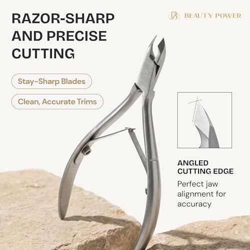 Beauty Power 9 in 1 Professional Manicure Pedicure Set - Stainless Steel Nail Clippers, Nano File, Cuticle Nipper, Scissors, Tweezers, Travel PU Leather Case for Men & Women - Father's Day - Brown - color: Brown