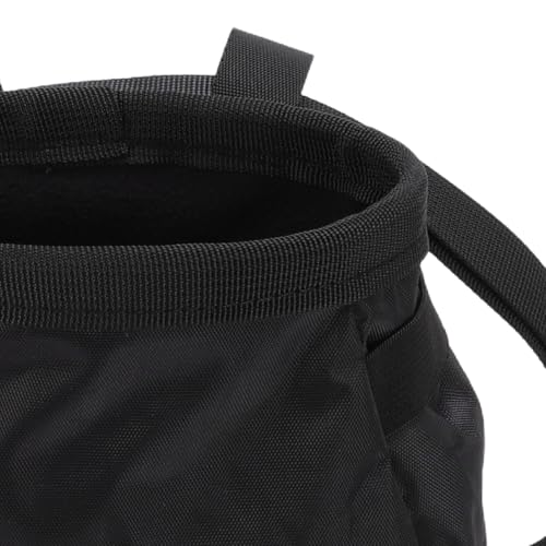 RiToEasysports Chalk Bag Oxford Cloth Fleece Climbing Chalk Bag 16 X 16 X 6cm Large Capacity Water Proof Storage for Rock Climbing Gym Weightlifting