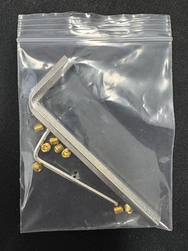 Shenmoyl 6 Set Screws and 2 Sizes of Hex Keys for Floor Lamp - size: Set Screw + Hex Key