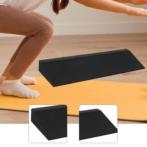 Squat Wedge Block Anti Slip Wide Squat Ramp for Strength Practice Home Gym
