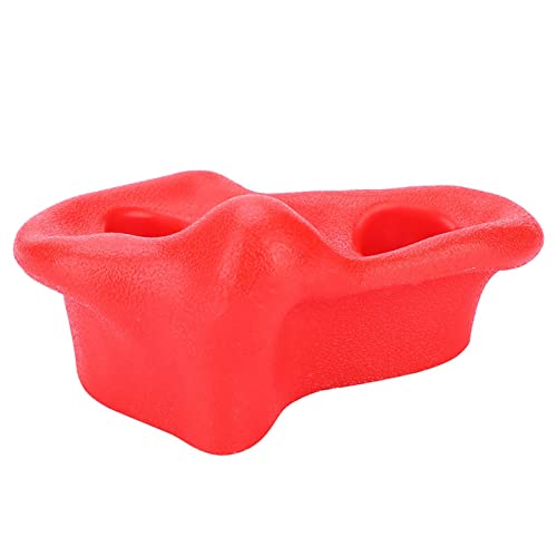 Rock Climbing Holds Adult Rock Climbing 10PCS Textured Stones for Kids Plastic Wall Holds with Bolts Fun IndoorOutdoor S Activity Kit (Red) - color: Red