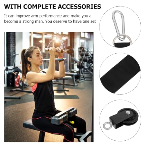 ULTECHNOVO DIY Home Gym High Drop Down Kit Pulley Cable System Silent Traction Pulley Heavy Duty