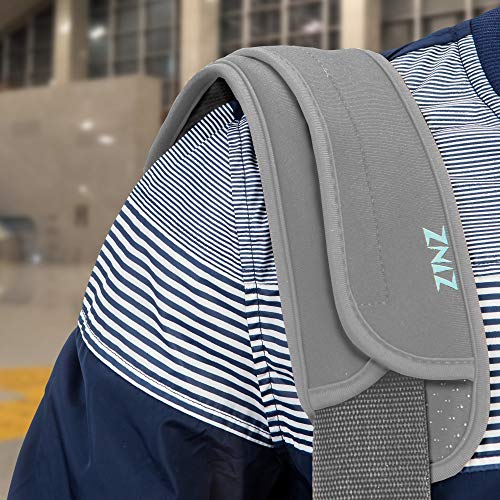 Ultra Thick & Breathable Universal Shoulder Pad Cushion for Bag - Long & Comfort - color: Gray