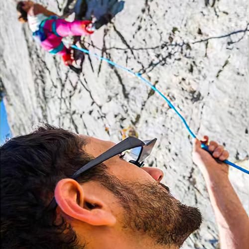 Belay Glasses for Rock Climbing, 90 Degree Upward Prism Glasses for Outdoor Climbing Light Weight Climbing Belay Glasses Prevent Neck Fatigue for Rock Climbers