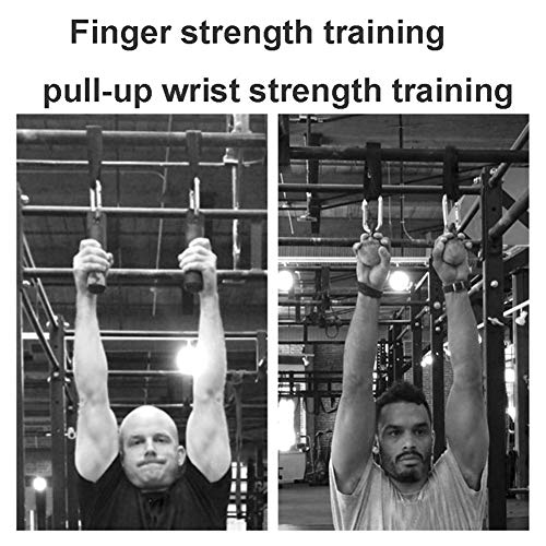 Pull-Up Bars Wall-Mounted Horizontal Bar, Home Pull-Up Wrist Strength Training Finger Grip Ball, Rock Climbing Equipment, Load 200Kg, Black