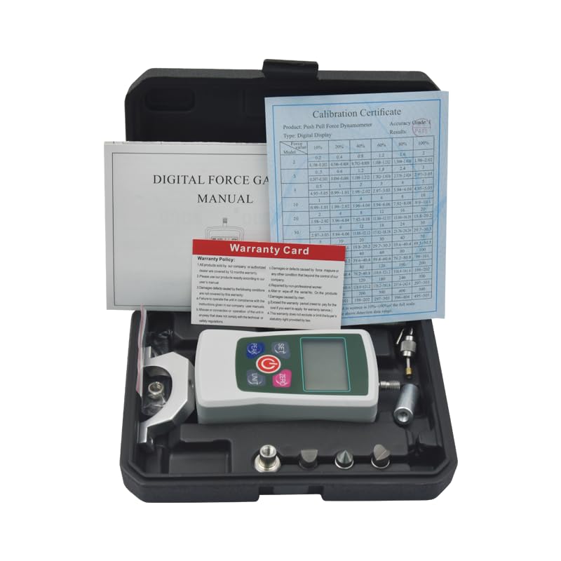 Muscle Strength Tester - 500N Digital Handheld Dynamometer for Strength Training, Rehab & Fitness Tracking | Portable & Precise