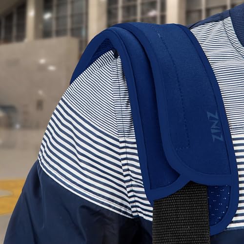 Ultra Thick & Breathable Universal Shoulder Pad Cushion for Bag - Long & Comfort - color: Dark Blue