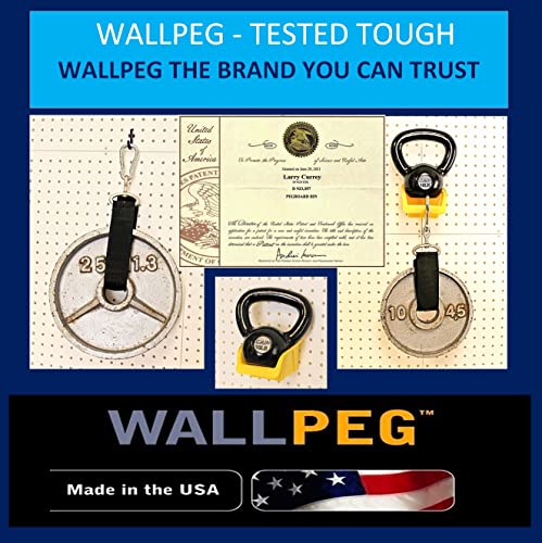 WallPeg Pegboard Bins & Cups - 15 each 5" Bins and 5 each 5" Cups - Hooks to Peg Board Panel Organize Hardware Arrange Accessories Workbench Tool Organizer Garage Storage -MADE IN USA- - style: 15 (5" Bins & 5 cups)