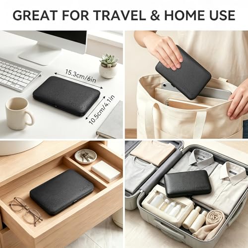 Manicure Kit for Men & Women 18pcs, Professional Manicure Pedicure Nail Clipper Set, Premium Nail Care Grooming Tools with Portable Travel Case (Black)