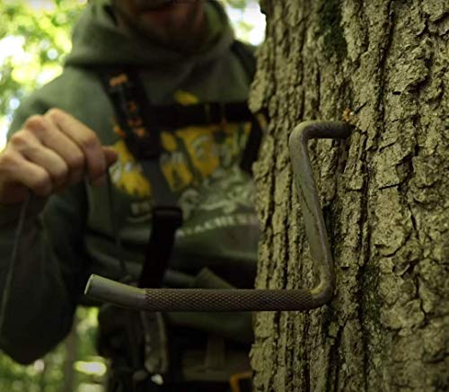 4 inch Screw-in Tree Steps for Hunting, Can Hold up to 705 lbs Fits Climbing to Tree Stands, with Slip-Resistant knurling Pattern (8Pack)