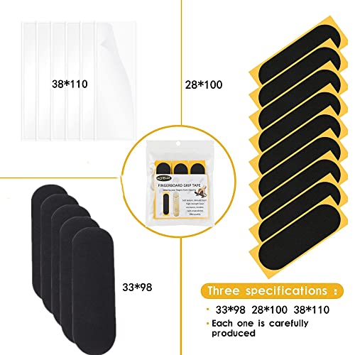 10Pcs Pre-Cut Fingerboard Grip Tape, 34mmx98mm Pro Mini Finger Skateboards One Step Install Foam Adhesive Stickers Wooden Non Slip Tape (10 Pcs) - color: Style1 10pcs