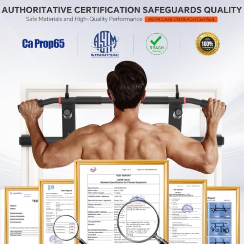 Ally Peaks Pull Up Bar for Doorway,Adjustable Handle Width Pullup Bar with 2Pcs Exercise Resistance Bands,New 2026 Upgraded At Home Workout Equipment Chin Up Bar,Multiple Original U.S. Patents