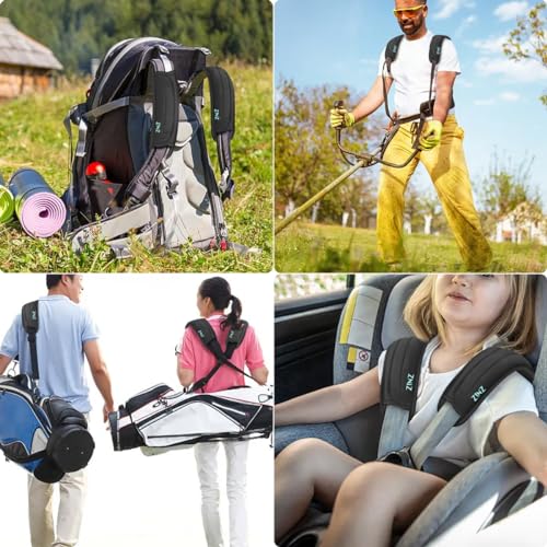 ZINZ 2-Pack Universal Shoulder Pad with Ultra Thick Cushion for Bag Luggage Bag Crossbody, Plus Long & Anti-Slip & Breathable,Drak Grey - color: Drak Grey
