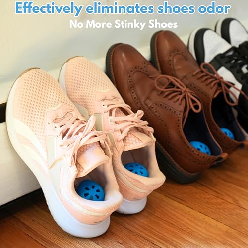 Air Jungles Odor Deodorizer Balls for Shoes & Sneakers 6 Ct | Fresh Linen Scent, Natural Refresh For Gym Bags, Lockers, Drawers & Small Spaces, Long Lasting Odor Eliminator