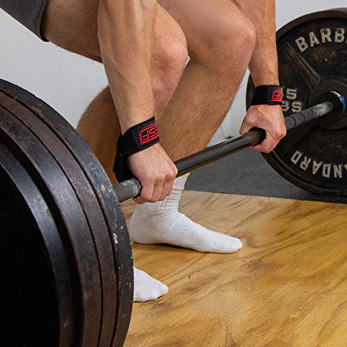 Serious Steel Fitness 1.5 to 1.75 inches wide Lifting Straps | Olympic Weightlifting Strap | Olympic Pulling Straps | Deadlift Strap | Axle Strap - color: Traditional - Cotton