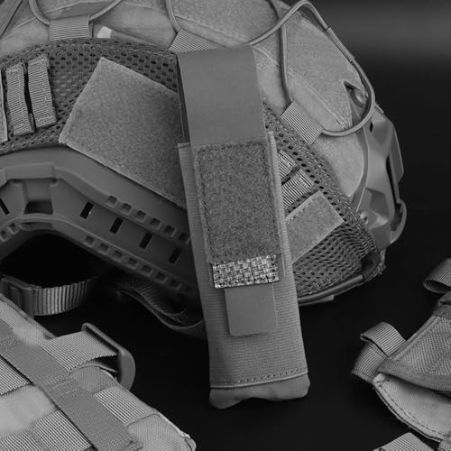 Tactical Flashlight Holster, Molle Flashlight Torch Pouch, Vertical Small Tool Bag Organizer for Camping Hiking Climbing Backpack Belt - color: Brown