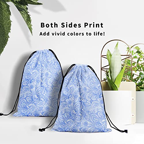 Gymnastics Grip Bag for Gymnasts Gymnastic Drawstring Bag Gym Athlete Bag - color: China Blue White, size: 9.25" x 12" (Pack of 1)