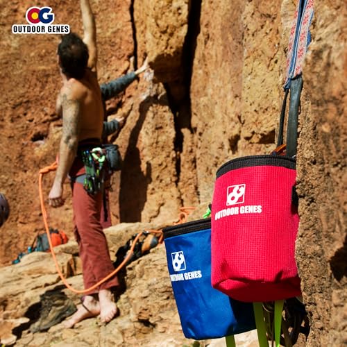 Chalk Bag for Climbing, Durable, Lightweight, Adjustable Belt | Practice & Match Use