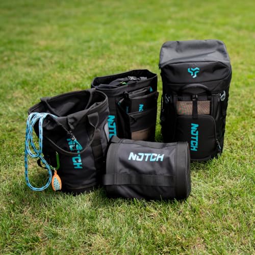Notch Hauler Free-Standing Backpack 70 Liter Carrying Capacity, Integrated Helmet Compartment, 4 Gear Handles, Sculpted Shoulder Straps, Weather-Resistant 1680 Denier Fabric (99715)