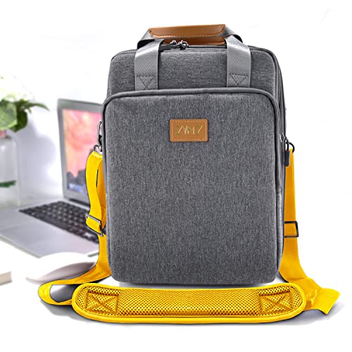 ZINZ Shoulder Strap 58" Ultra-Thick Fixed Padded and Adjustable Buckles Crossbody Strap for Briefcase Laptop Bag Luggage - color: Yellow