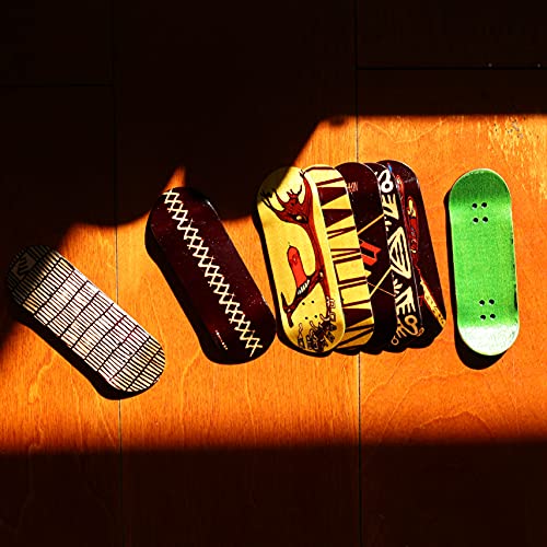NOAHWOOD Fingerboards (NW9.0 Kickflip Deck 98mmx34mm 5-Layer Maple Wooden Handmade)+(Update NOAHii 34mm Trucks)+(NW iii Logo Handmade Wheels) (Monkey King) - color: Monkey King