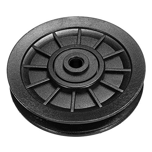 1/4x 2.75/70mm Universal Nylon Bearing Pulley Wheel Cable Gym Fitness Equipment