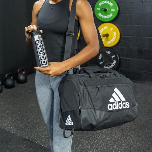 adidas Unisex Defender 4.0 Gym Duffel Bag for Men and Women - color: Jersey Onix Grey/Rose Gold/Onix Grey, style: Unisex Defender 4.0 Gym Duffel Bag for Men and Women
