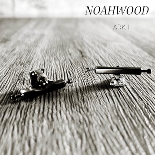 NOAHWOOD Complete Set Wooden (35X97mm Deck) Fingerboards Hand Made Short Nose Short Tail Deck(+Update 5G 34.5mm Ark i Trucks and Need DIY)(Logo PRO Wheels ii) (IP Man Squat) - color: Ip Man Squat