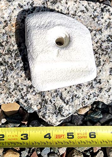 Ledge Polyurethane Bolt-On Rock Climbing Wall Hand Hold - color: White