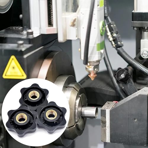 1pcs M4 Star Knobs Nuts for Mechanical Devices Electronic Devices Instruments Furniture Decorations Food and Industrial Equipment Plastic Handle Clamping Knobs - size: M4D