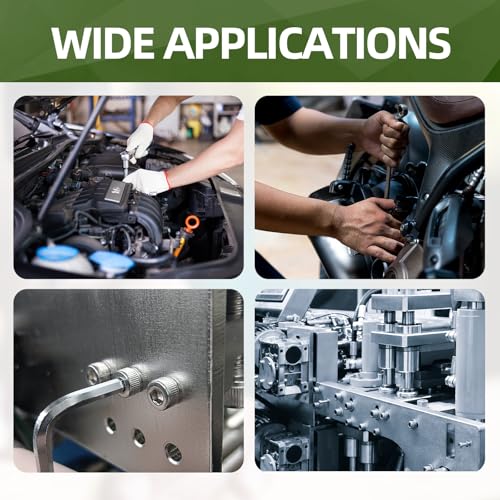 60 PCS 1/4-20 x 3/8" Hex Socket Head Cap Screws Bolts, Allen Socket Drive, Black Oxide, 12.9 Grade Alloy Steel 1/4 inch Allen Bolt, Fully Machine Thread - color: Black, size: 1/4-20 x 3/8"