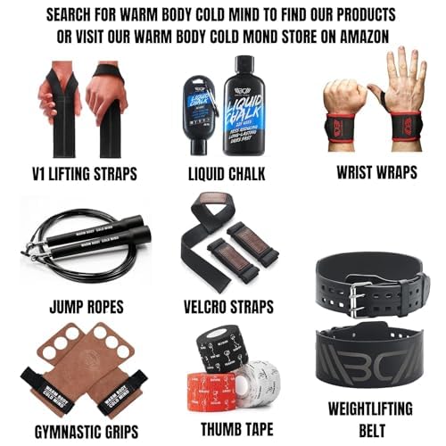 WARM BODY COLD MIND 1.85" Weightlifting Thumb Tape - Hook Grip Tape for Powerlifting, Cross Training, Gym Tape, Workout, Weight Lifting Tape, Athletic Finger Wrap (24 Rolls Mix) - color: 24 Rolls Mix
