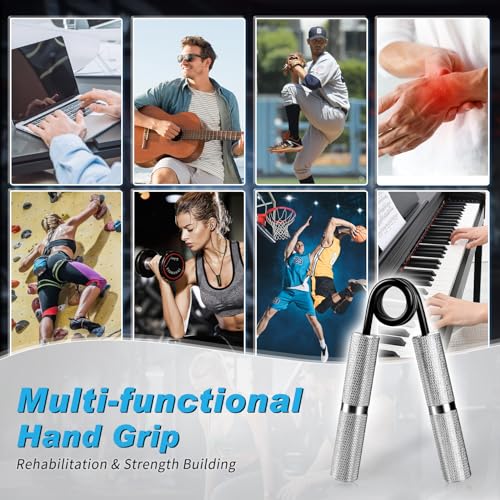 Hand Gripper Strengthener Set 50LB-300LB, Grip Strength Trainer (1/2/4/6 Pack) Forearm Strengthener for Muscle Building, Hand Sensitivity Training, Hand Rehabilitation Exercising - color: 1pcs(100lb)