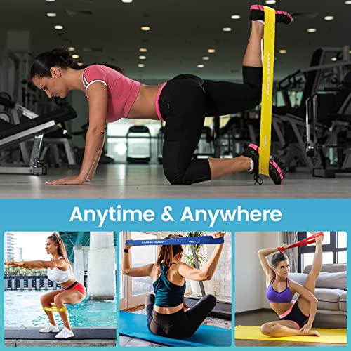 WIKDAY Resistance Bands for Working Out Exercise Loop Bands 10PCS Set Pull Up BandsWorkout Bands for Men Women Body Stretching, Crossfit Training, Home Workout, Physical Therapy, Booty Legs