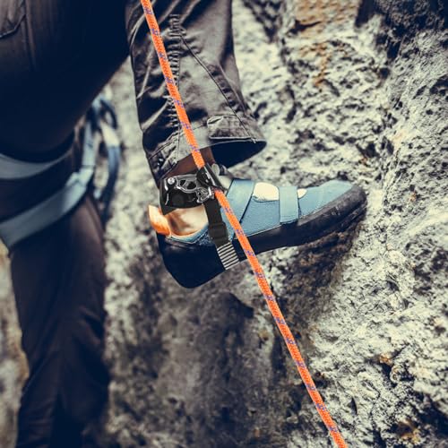 NewDoar Foot Ascender Riser Rock Climbing Mountaineering Equipment Climbing Device - color: Right Black
