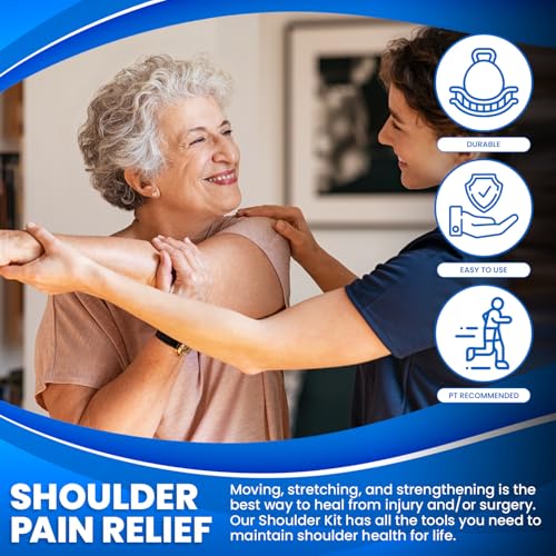 RangeMaster All in one Shoulder Strengthening and Home Recovery Basic Kit │ Surgery Recovery │ Frozen Shoulder Recovery │Guided Shoulder Recovery - style: Basic Package