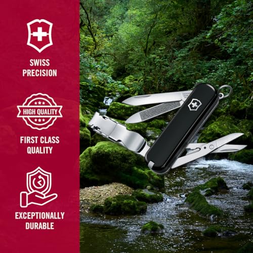 Victorinox 0.6463.T2 Folding Pocket Knife Nail Clip 580 - color: Black