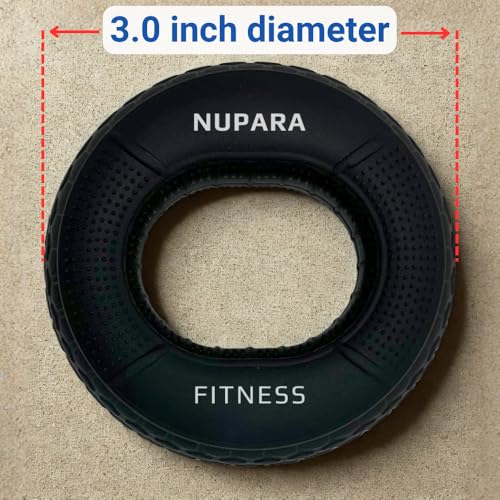 Grip Strength Trainer - Grip Strength Ring, Forearm Strengthener, Hand Strengthening Device, and Hand Gripper Strengthener. 2-pack - color: Lite