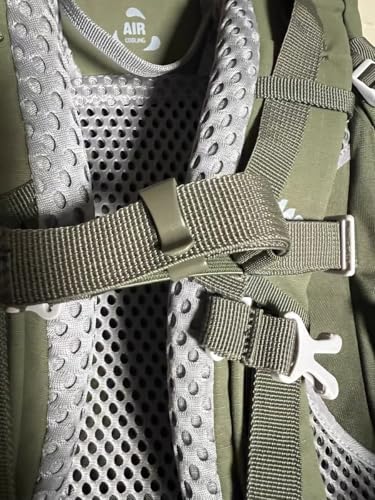 TACNEX Tactical Backpack Strap Clip Webbing Keeper Holder MOLLE Belt Hook Retainer Harness/Sling/Bag/Military Strap Stays - color: Ranger Green, size: 13/16"
