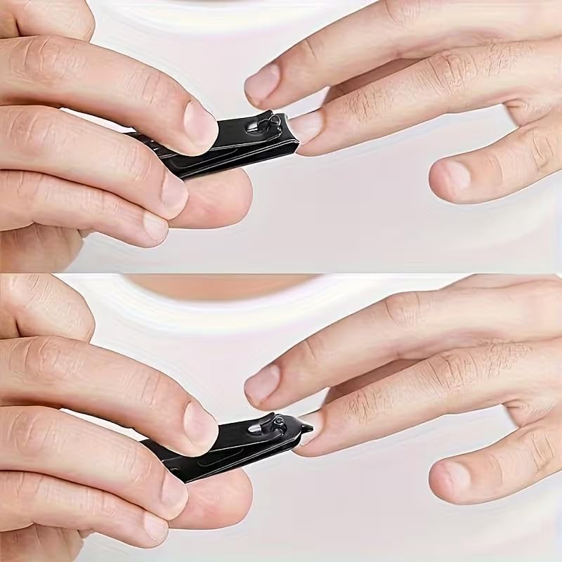 10-Piece Professional Manicure Set – Stainless Steel Nail Clippers & Pedicure Grooming Kit with Travel Leather Case for Women and Men - color: 10pcs