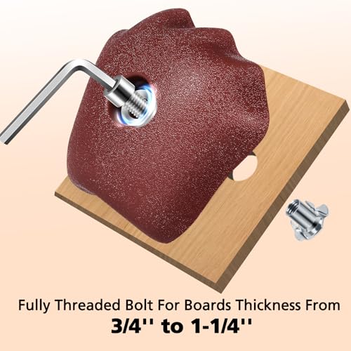 36PCS Rock Climbing Holds for Kids, Rock Wall Climbing Holds with Hardware - Climbing Rocks for Indoor Outdoor Playground Climbing Wall