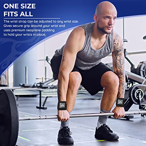 BEAST RAGE Workout Hooks for Men, Durable Coated Grip Gym Straps for Weightlifting Wrist Wraps Training Weight Lifting Strength Fitness Bodybuilding Anti Slip Women Hook Exercise - color: Blue