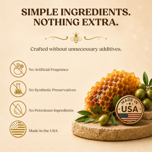 Sweet Bee Magic Organic Honey Bee Balm for Face, Skin & Body - All in One Honey Balm - Beeswax Body Moisturizer - All Natural Aid - 1 jar (4oz) - size: 4 Ounce (Pack of 1)