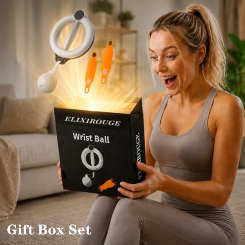 Infinity Hoop for Arms, Home & Gym Upper Body Workout, 360° Rotating Arm Trainer