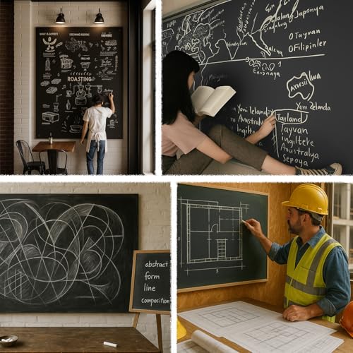 Dustless White Chalk 100PCS, Non-Toxic Classroom Chalks for Teachers & Students, School Chalkboard Supplies - color: white, style: 0.39''(FineLine)